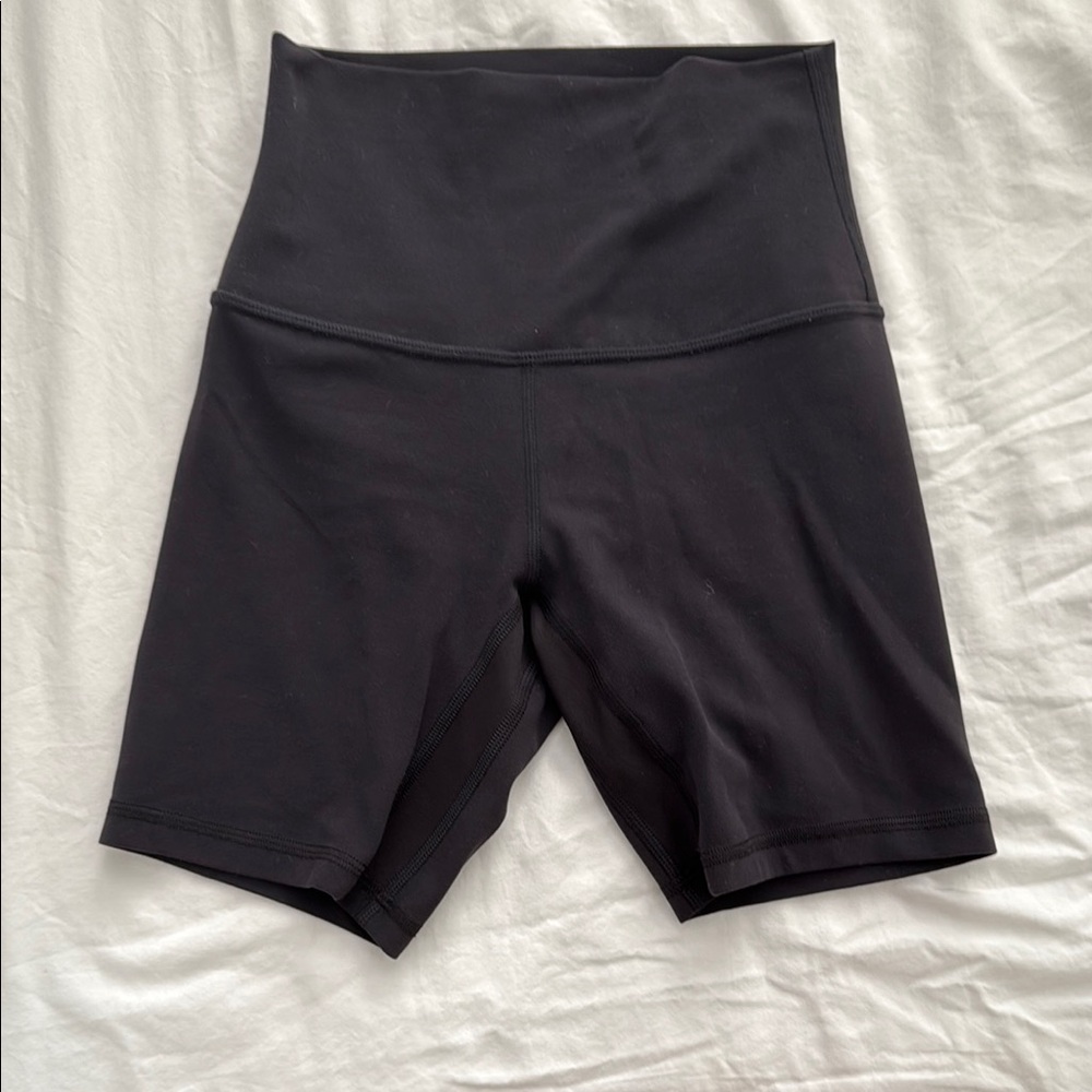 Lululemon Athletica Black Bike Shorts High-Waisted